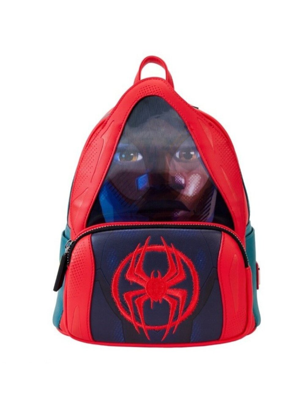 Loungefly Spiderverse Miles Morales Hoody Cosplay Mini Backpack Lenticular NWT